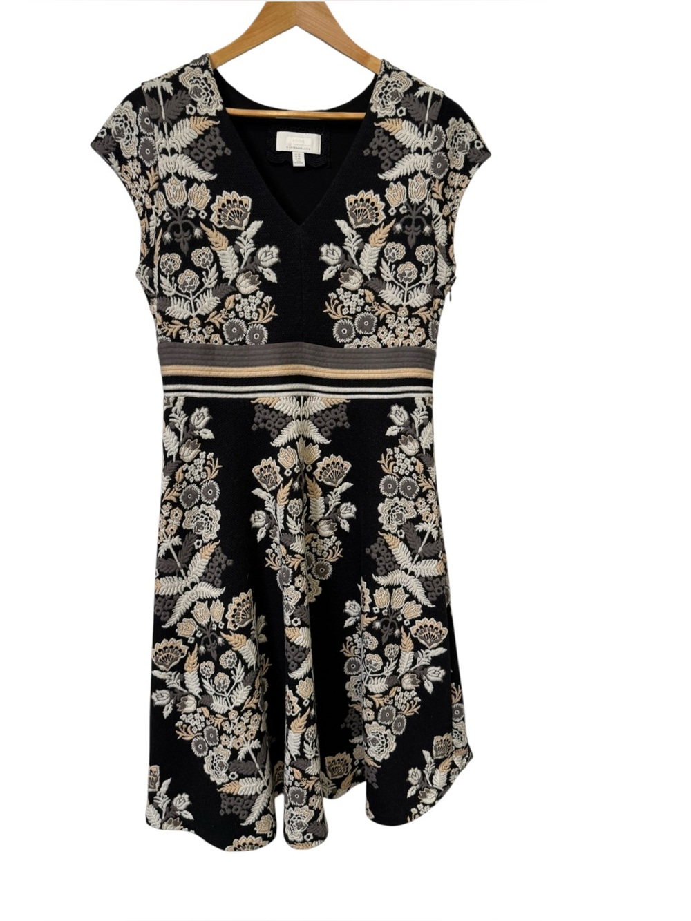 Anthropologie Stiwa Floral Fit & Flare Dress – Fully Lined size 14